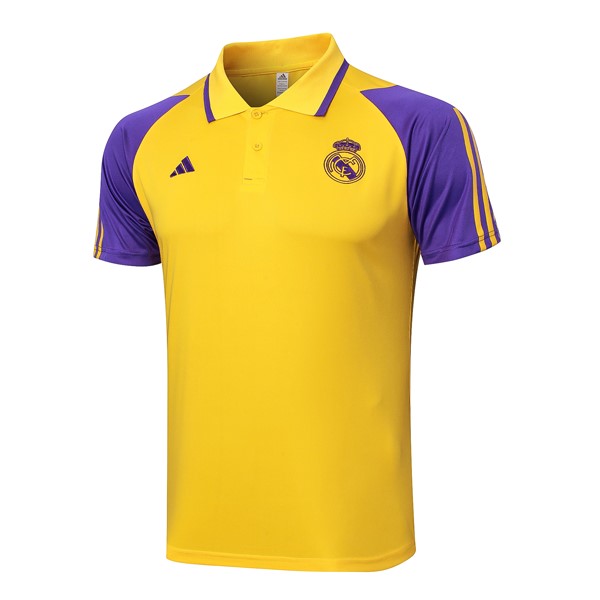 Polo Real Madrid 2024/25 Amarillo Purpura